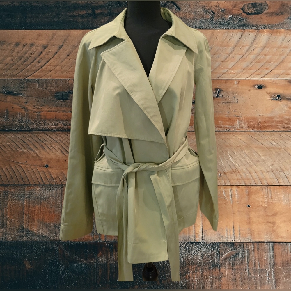 Bagatelle Collection New York Olive Green Coat NWT